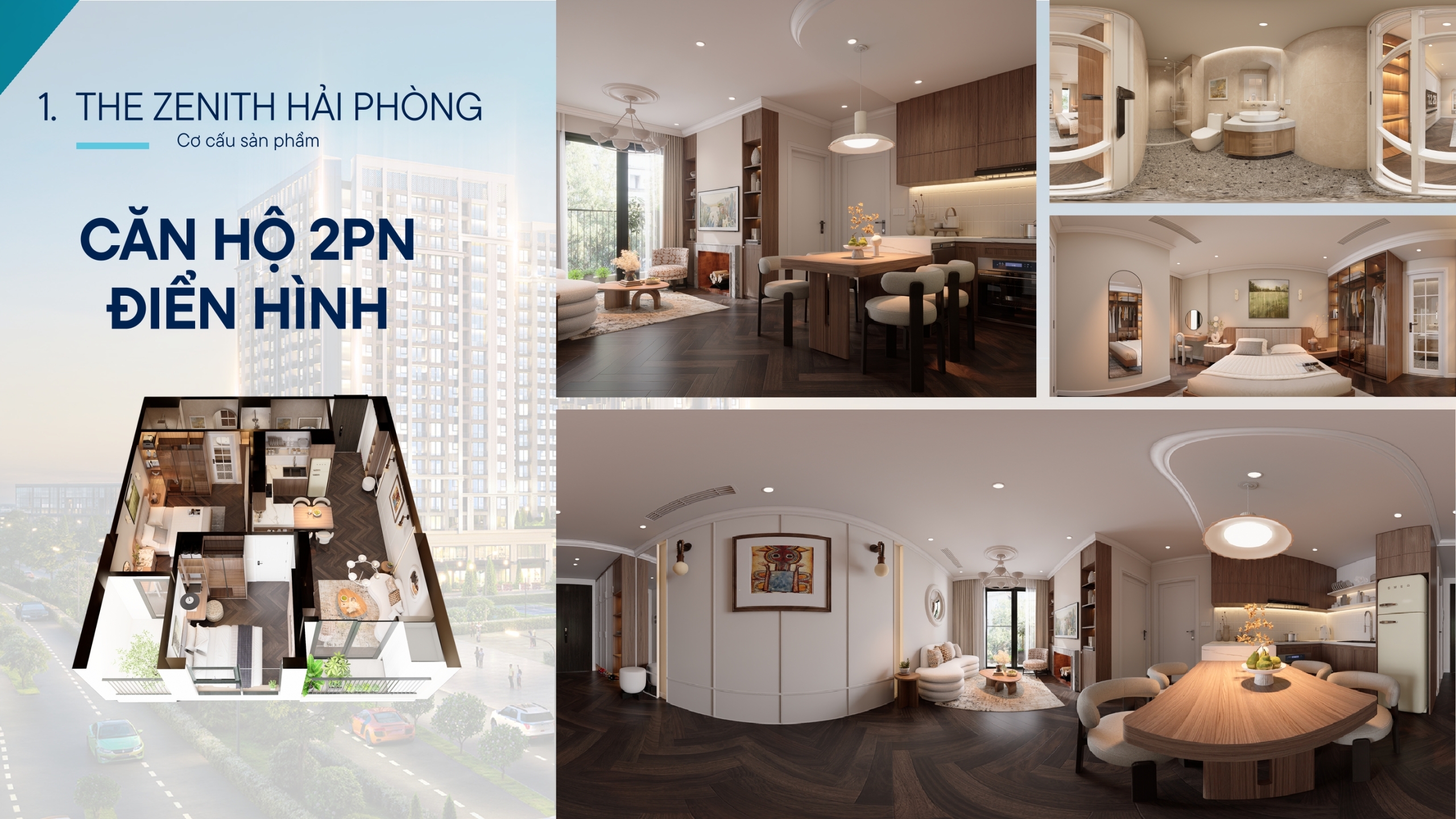 can ho 2 phong ngu the zenith hai phong